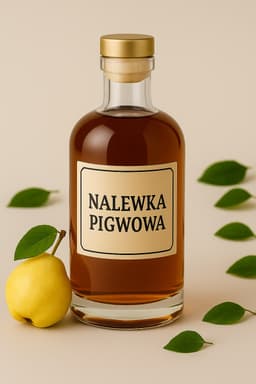 Nalewka Pigwowa – złoty kolor i intensywny aromat